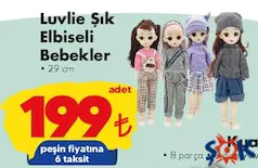 GOKİDY OYUNCAK LUVLİE ŞIK ELBİSELİ BEBEKLER